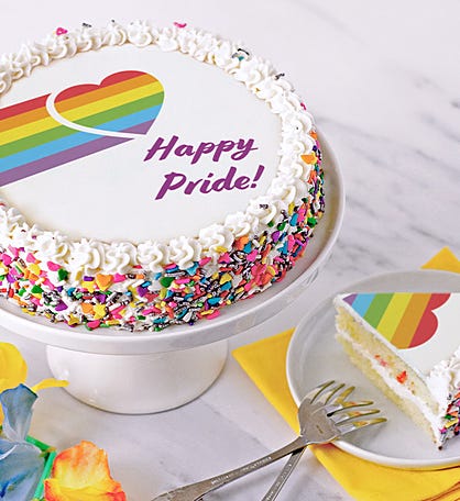Bake Me A Wish! Happy Pride Cake.